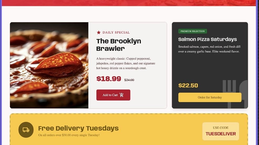 Specials & Online Ordering