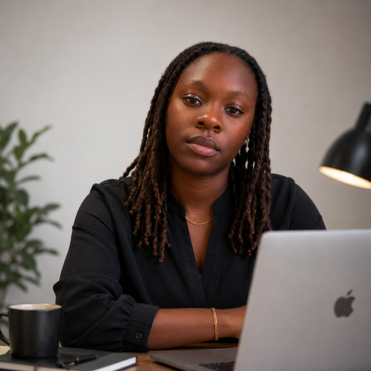 Portrait of Hadya, founder of We Are Sugar Mill